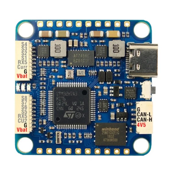 Wholesale Matek MATEKSYS H7A3-SLIM STM32H7A3RIT6 Flight Controller Built-in ICM42688P 2~8S for RC Long Rang Racing Drone